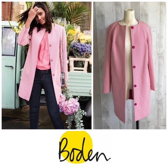boden pink coat